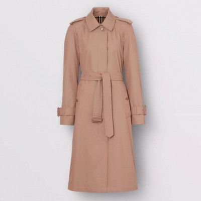 Burberry 2019 Womens Vintage Cotton Trench Coat - 버버리 2019 여성 빈티지 코튼 트렌치 코트 Bur04x.Size(s - 2xl).카멜