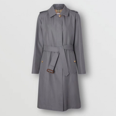 Burberry 2019 Womens Vintage Cotton Trench Coat - 버버리 2019 여성 빈티지 코튼 트렌치 코트 Bur05x.Size(s - 2xl).그레이