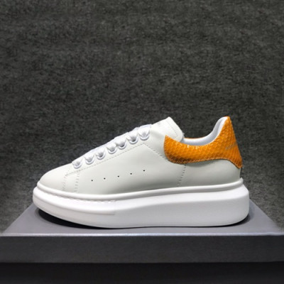 Alexander McQueen 2019 Mm/Wm Oversol Sneakers - 알렉산더맥퀸 2019 남여공용 오버솔 스니커즈 AMQS0072,Size(225 - 270).화이트