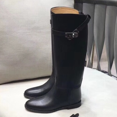 Hermes  2019 Ladies Leather Boots - 에르메스 2019 여성용 레더 부츠 HERS0205,Size(225-250),블랙