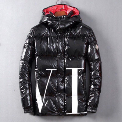 [매장판]]Valentino x Moncler 2019 Men Big Logo Down Padding - 발렌티노 x 몽클레어 2019 남성 빅로고 다운 패딩 Val0230x.Size(m - 3xl).블랙