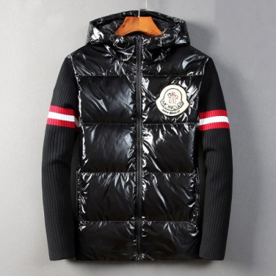 Moncler 2019 Mens Patch Logo Modern Down Padding - 몽클레어 2019 남성 패치 로고 모던 다운 패딩 Moc0605x.Size(m - 4xl).블랙