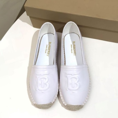 Burberry 2019 Ladies Leather Slip On - 버버리 2019 여성용 레더 슬립온 BURS0017,Size(225 - 250).화이트