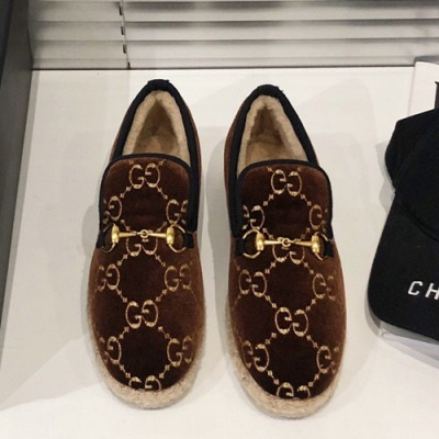 Gucci 2019 Mm / Wm Wool Loafer - 구찌 2019 남여공용 울 로퍼 GUCS0218.Size(225 - 270).브라운