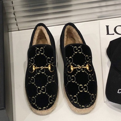 Gucci 2019 Mm / Wm Wool Loafer - 구찌 2019 남여공용 울 로퍼 GUCS0219.Size(225 - 270).블랙