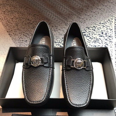 Versace 2019 Mens Leather Loafer - 베르사체 2019 남성용 레더 로퍼 VERS0016.Size (240 - 270).블랙