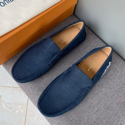 Louis vuitton 2019 Mens Leather Loafer  - 루이비통 2019 남성용 레더 로퍼 LOUS0207,Size(240 - 270).네이비