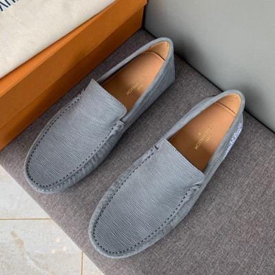 Louis vuitton 2019 Mens Leather Loafer  - 루이비통 2019 남성용 레더 로퍼 LOUS0208,Size(240 - 270).그레이