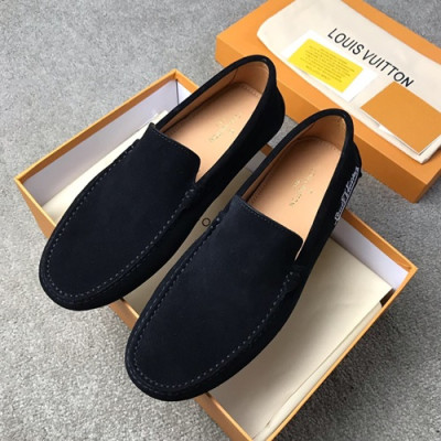 Louis vuitton 2019 Mens Leather Loafer  - 루이비통 2019 남성용 레더 로퍼 LOUS0209,Size(240 - 270).블랙