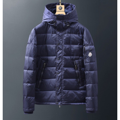 Moncler 2019 Mens Patch Logo Modern Down Padding - 몽클레어 2019 남성 패치 로고 모던 다운 패딩 Moc0632x.Size(m - 3xl).블루