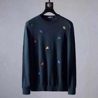 Burberry 2019 Mens Retro Logo Crew - neck Sweater - 버버리 2019 남성 레트로 로고 크루넥 스웨터  Bur0926x.Size(l - 4xl).3컬러(블랙/네이비/그린)