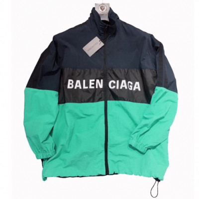 Balenciaga 2019 Mens Logo Oversize Windproof Jacket - 발렌시아가  2019 남성 로고 오버사이즈 방풍자켓 Bal0275x.Size(s - xl).그린