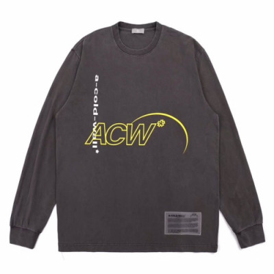 A-cold-wall 2019 Mens Logo Printing Oversize Cotton Man-to-man - 어콜드월 남성 로고 프린팅 오버사이즈 코튼 맨투맨 Acw0014x.Size(l - xl).다크그레이