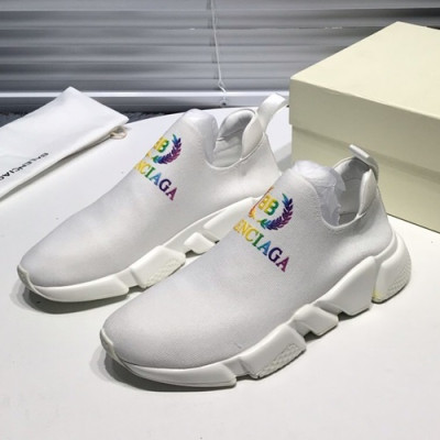 Balenciaga 2019 Mm / Wm Speed Runner - 발렌시아가 2019 남여공용 스피드러너 BALS0043,Size(220 - 275),화이트