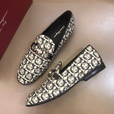 Ferragamo 2019 Mens Leather Loafer - 페라가모 2019 남성용 레더 로퍼 FGMS0064,Size(240 - 265).베이지