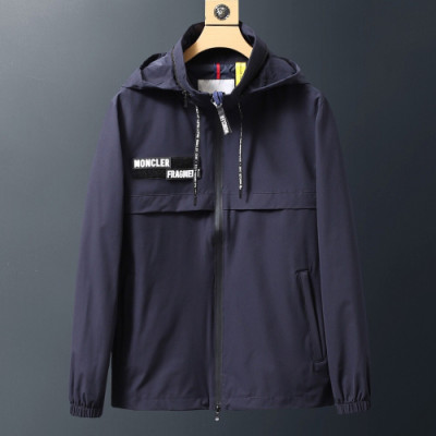 Moncler 2019 Mens Logo Casual Zip-up Jacket - 몽클레어 2019 남성 로고 캐쥬얼 집업자켓 Moc0652x,Size(m - 3xl).네이비