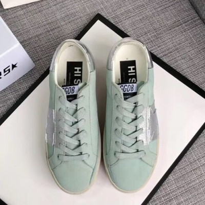 Golden Goose 2019 Ladies Leather Sneakers - 골든구스 2019 여성용 레더 스니커즈,GGDBS0009.Size (225 - 250).연블루