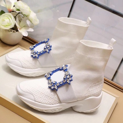 Roger Vivier 2019 Ladies Sneakers Running Shoes - 로저비비에 2019 여성용 스니커즈 런닝슈즈,RVS0096.Size(220 - 250).화이트