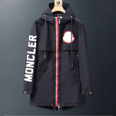 Moncler 2019 Mens Logo Casual Zip-up Jacket - 몽클레어 2019 남성 로고 캐쥬얼 집업자켓 Moc0667x,Size(m - 3xl).블랙