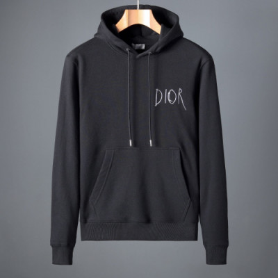 Dior 2019 Mens Logo Casual Cotton HoodT - 디올 2019 남성 로고 캐쥬얼 코튼 후드티 Dio0328x.Size(s - xl).블랙