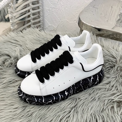 Alexander McQueen 2019 Mm/Wm Oversol Sneakers - 알렉산더맥퀸 2019 남여공용 오버솔 스니커즈 AMQS0079,Size(225 - 270).화이트