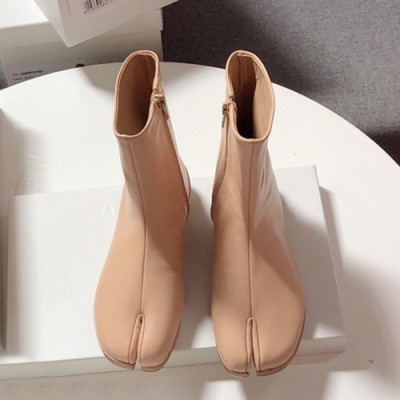 Maison Margiela 2019 Ladies Leather Boots - 메종 마르지엘라 2019 여성용 레더 부츠 MMS0024,Size(225-245),베이지