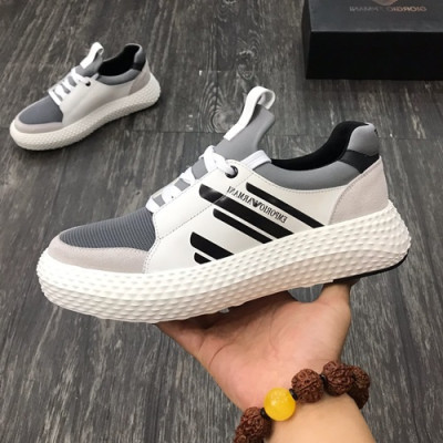 Armani 2019 Mens Sneakers  - 알마니 2019 남성용 스니커즈 ARMS0007,Size(240 - 270).화이트