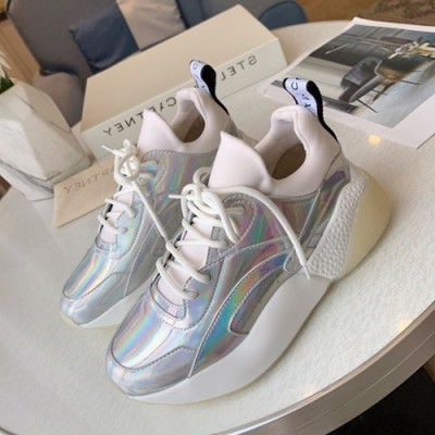 Stella McCartney 2019 Ladies Leather Sneakers - 스텔라매카트니 2019 여성용 레더 스니커즈 STES0028,Size(225 - 255).실버