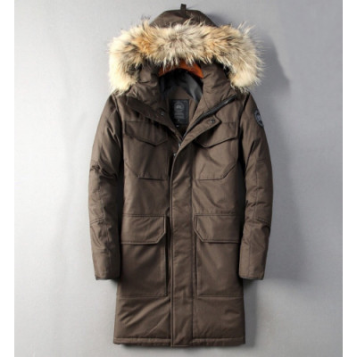 [커스텀급]Canada Goose 2019 Mens 09 Expedition Logo Long Down Padding - 캐나다구스 2019 남성 로고 롱다운 패딩 Can0116x.Size(m - 3xl).카키