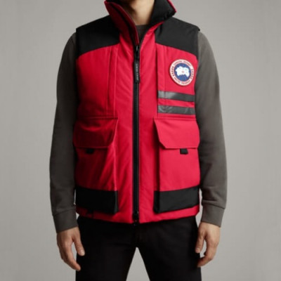 [매장판]Canada goose 2019 Mens Casual Padding Vest - 캐나다구스 2019 남성 프리스타일 패딩 조끼 Can0117x.Size(xs - 2xl).레드