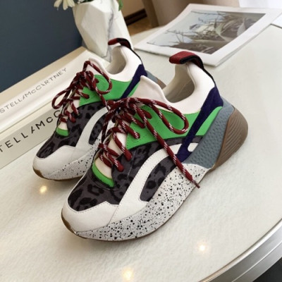 Stella McCartney 2019 Ladies Leather Sneakers - 스텔라매카트니 2019 여성용 레더 스니커즈 STES0048,Size(225 - 255).그레이+그린