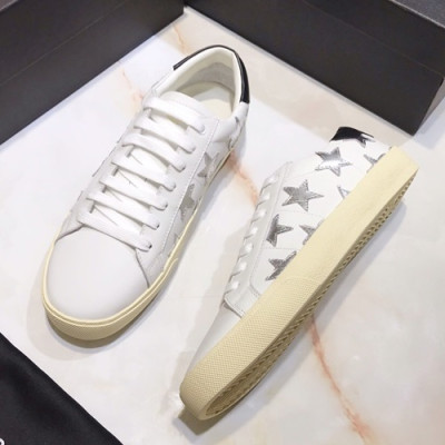 Saint Laurent 2019 Mens Leather Sneakers  - 입생로랑 2019 남성용 레더 스니커즈 SLS0053,Size(245 - 265).화이트