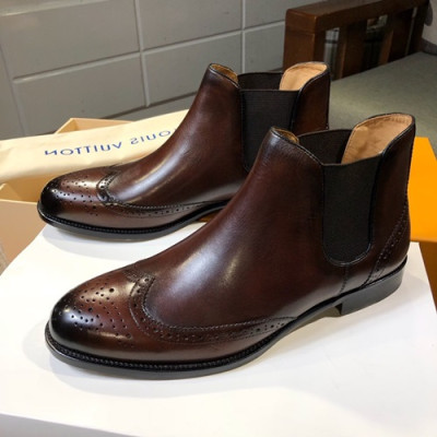 Louis vuitton 2019 Mens Leather Boots - 루이비통 2019 남성용 레더 부츠,LOUS0245,Size(240 - 270).브라운