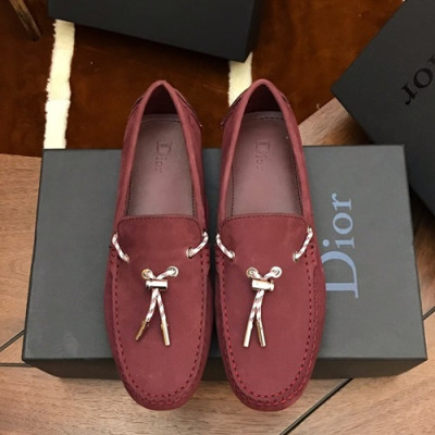 Dior 2019 Mens Suede Loafer - 디올 2019 남성용 스웨이드 로퍼 DIOS0099,Size(240 - 275).와인