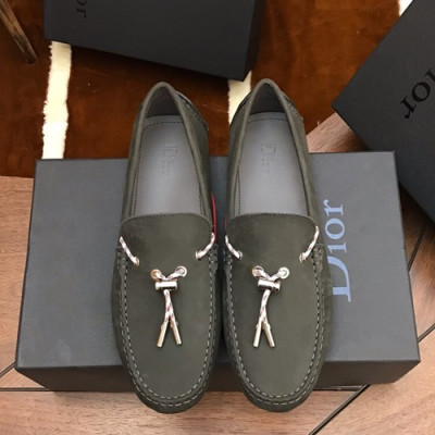 Dior 2019 Mens Suede Loafer - 디올 2019 남성용 스웨이드 로퍼 DIOS0100,Size(240 - 275).카키