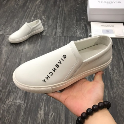 Givenchy 2019 Mens Leather Slip On - 지방시 2019 남성용 레더 슬립온 GIVS0048,Size(240 - 270).화이트