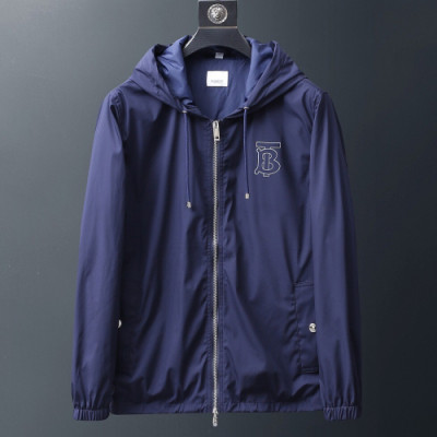 Burberry 2019 Mens Casual Hood Jacket - 버버리 2019 남성 캐쥬얼 후드자켓 Bur1053x.Size(m - 3xl).네이비