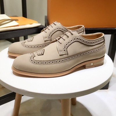 Louis Vuitton 2019 Mens Suede Oxford Shoes - 루이비통 2019 남성용 스웨이드 옥스퍼드 슈즈 LOUS0251.Size(245 - 265).카키베이지