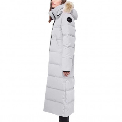 [커스텀급]Canada Goose 2019 Womens Logo Long Down Padding - 캐나다구스 2019 여성 로고 롱다운 패딩 Can0133x.Size(s - l).화이트