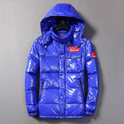 Moncler 2019 Mens Patch Logo Modern Down Padding - 몽클레어 2019 남성 패치 로고 모던 다운패딩 Moc0730x.Size(m - 3xl).블루