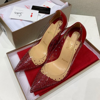 Christian Loubutin 2019 Ladies PVC High Heel - 크리스챤 루부탱 2019 여성용 PVC 하이힐,CLS0041.Size (225 - 245).레드