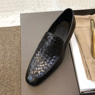 Bottega Veneta 2019 Mens Leather Oxford Shoes - 보테가베네타 2019 남성용 레더 옥스퍼드 슈즈 BVS0065.Size(245 - 270).블랙