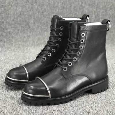 Alexander wang 2019 Mens Leather Boots - 알렉산더왕 2019 남성용 레더 부츠 ALWS0012,Size(245-265),블랙