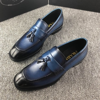 Prada 2019 Mens Leather Shoes - 프라다 2019 남성용 레더 슈즈,PRAS0161.Size(245 - 265).블루