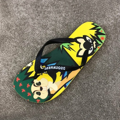 Dsquared2  2019 Mens Slipper - 디스퀘어드2 2019 남성용 슬리퍼 DSQS0003.Size(240 - 275).옐로우