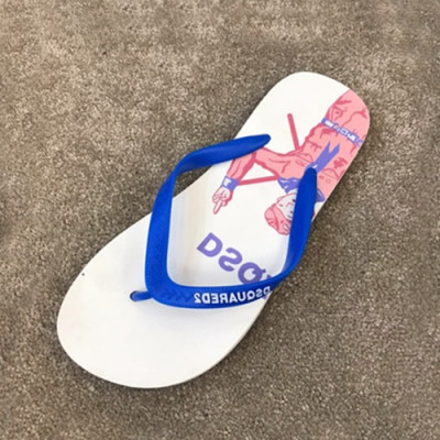 Dsquared2  2019 Mens Slipper - 디스퀘어드2 2019 남성용 슬리퍼 DSQS0004.Size(240 - 275).화이트