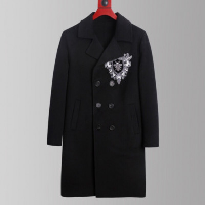 Gucci 2019 Mens Patches Cashmere Coat - 구찌 2019 남성 패치 캐시미어 코트 Guc01357x.Size(m - 3xl).블랙