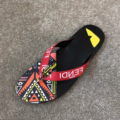 Fendi 2019 Mens Slipper - 펜디 2019 남성용 슬리퍼 FENS0142.Size(240 - 275).레드