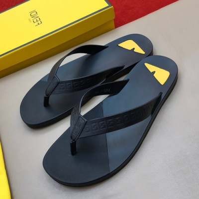 Fendi 2019 Mens Slipper - 펜디 2019 남성용 슬리퍼 FENS0151.Size(240 - 275).블랙