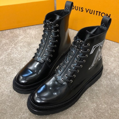 Louis Vuitton 2019 Mens Leather Boots - 루이비통 2019 남성용 레더 부츠 LOUS0265.Size(240 - 275).블랙